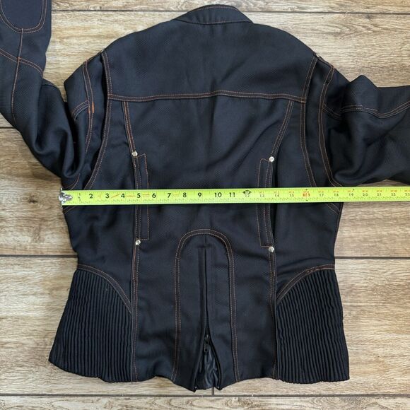 Women's Biker Motorcycle Jacket Moto Size M - Picture 11 of 14